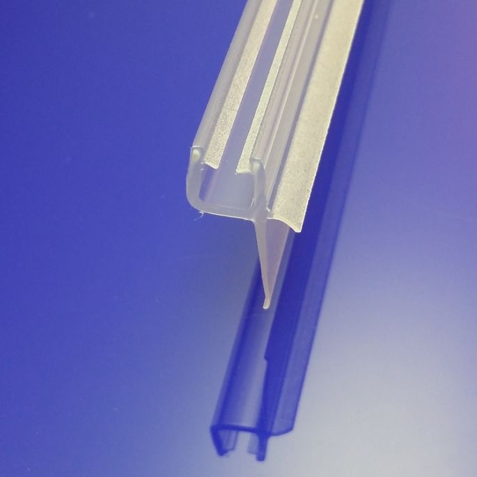 San4U ProfileDay DS541006 biegbares klares Duschprofil 2 Klappen 100cm - 6mm