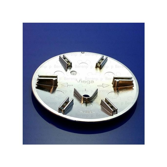 Viega Tempoplex 192730 afdekplaatje voor douchesifon ø120mm chroom (oud model)