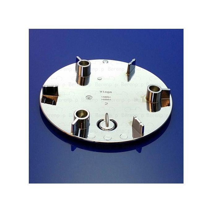 Viega Tempoplex 649982 afdekplaatje voor douchesifon ø115mm chroom