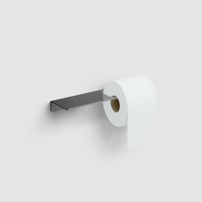 Clou Fold CL/09.04028.84 toiletrolhouder met planchet gunmetal geborsteld PVD