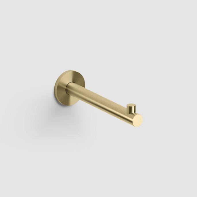 Clou Kaldur CL/09.05031.82 toiletrolhouder zonder klep goud geborsteld PVD