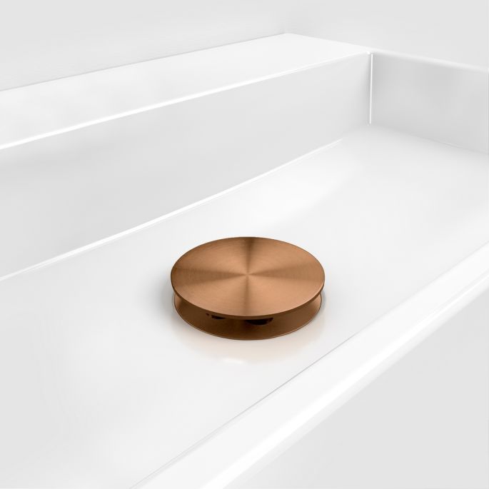 Clou Mini Wash Me CL/06.51022.83 Stecker mit Deckel gebürstete Bronze PVD