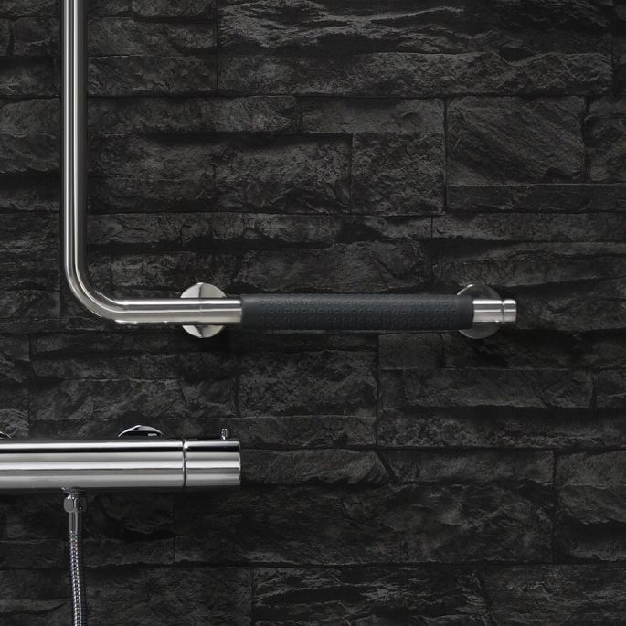 Geesa Comfort & Safety 915808-62-L wall bracket 90° left chrome