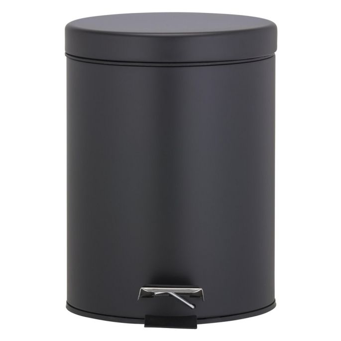 Geesa Hotel 91635-06 Pedaleimer 5 Liter freistehend schwarz