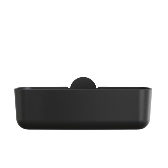 Geesa Opal Black 917214-06 shower basket 25 cm black