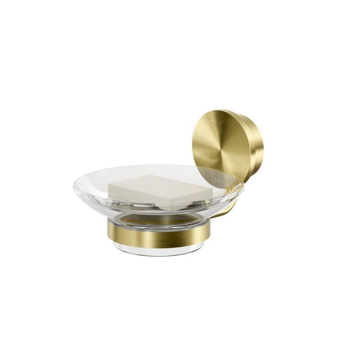 Geesa Opal Brushed Gold 917203-07 soap holder brushed gold