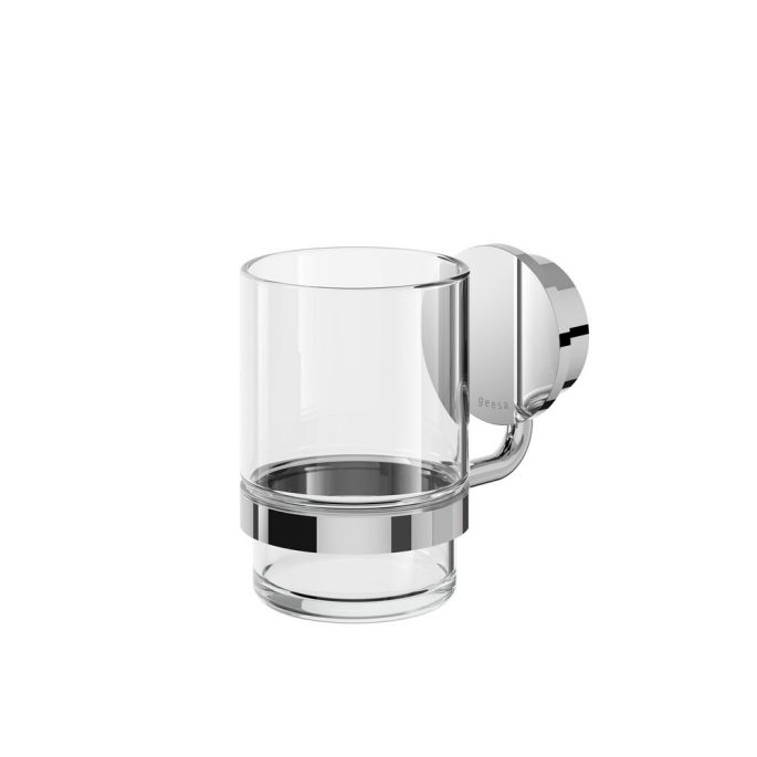 Geesa Opal Chrome 917202-02 glass holder with glass chrome