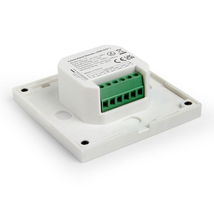 MiBoxer RGBCCTT4 Mi-Light 4-zone paneel afstandsbediening, RGB+CCT, T4 (OUTLET)