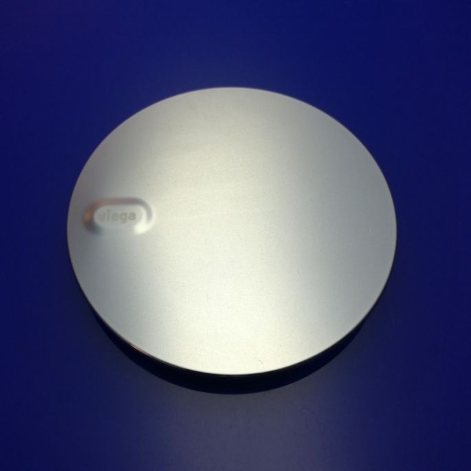 Viega Tempoplex 850 081 Cover Plate for Shower Trap, 115 mm Diameter, Chrome