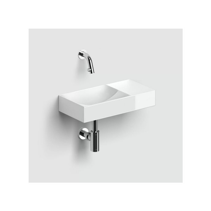 Clou Vale CL0303161R fountain 38x19cm without tap hole right glossy white ceramic