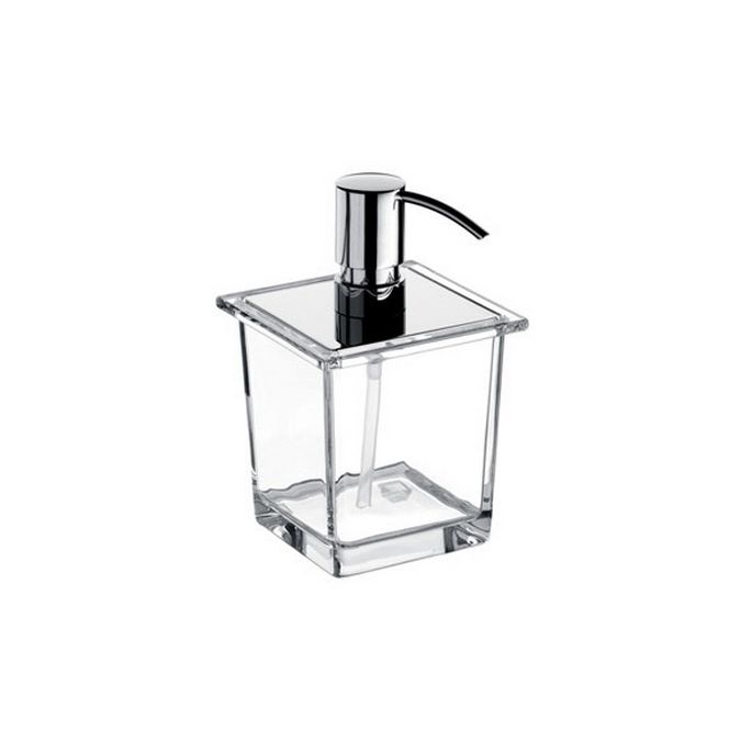 Emco Liasion railing set (soap dispenser, deep glass dish and basket) chrome (OUTLET)