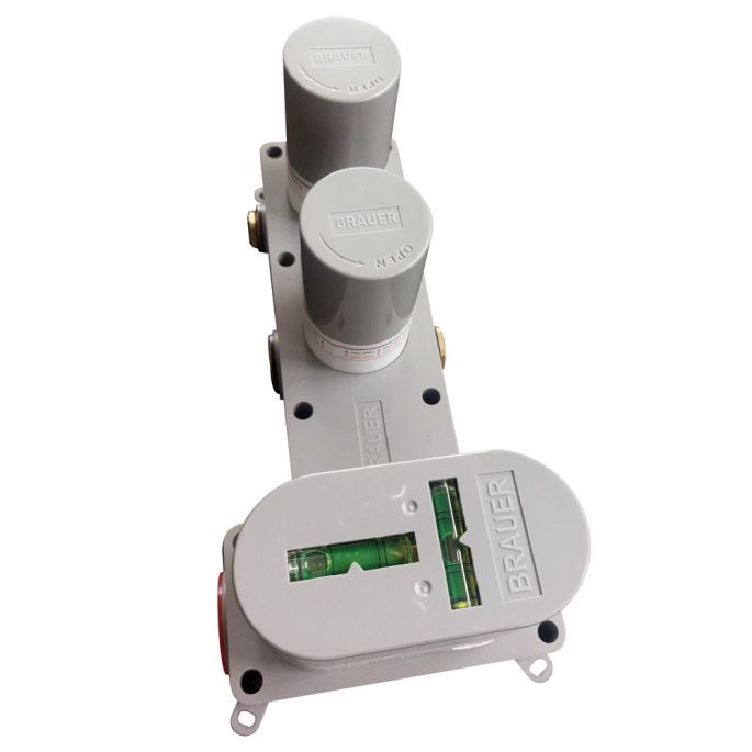 Brauer Carving 5-NG-117 thermostatische inbouw regendouche SET 21 RVS geborsteld PVD