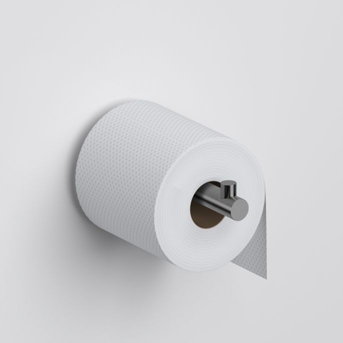 Clou Kaldur CL/09.05031.84 toiletrolhouder zonder klep gunmetal geborsteld PVD