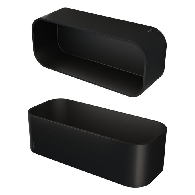 Geesa Frame 918901-06 douchemand / planchet 25 cm zwart