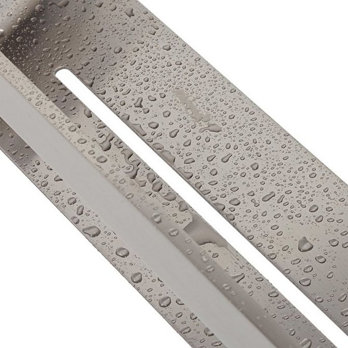 Geesa Shift Brushed Stainless Steel 919914-05 shower basket brushed stainless steel