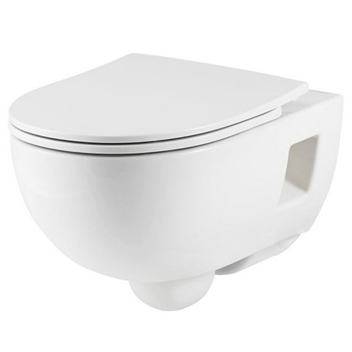 Pressalit Basic Line - D300 1100000-D7499913 toilet seat with cover white