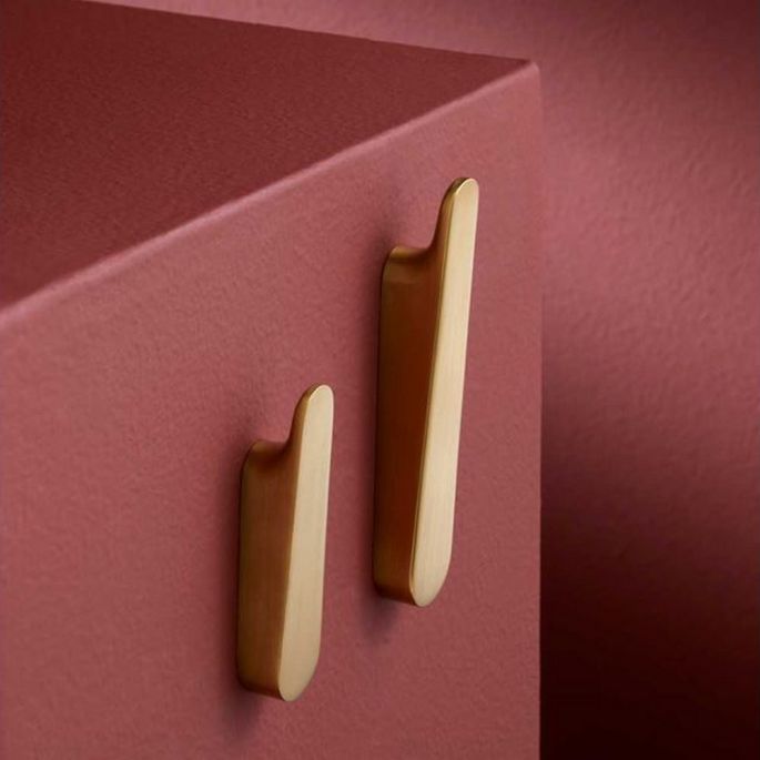 Pressalit Style PR70150 handdoekhaak groot geborsteld messing (2 stuks)