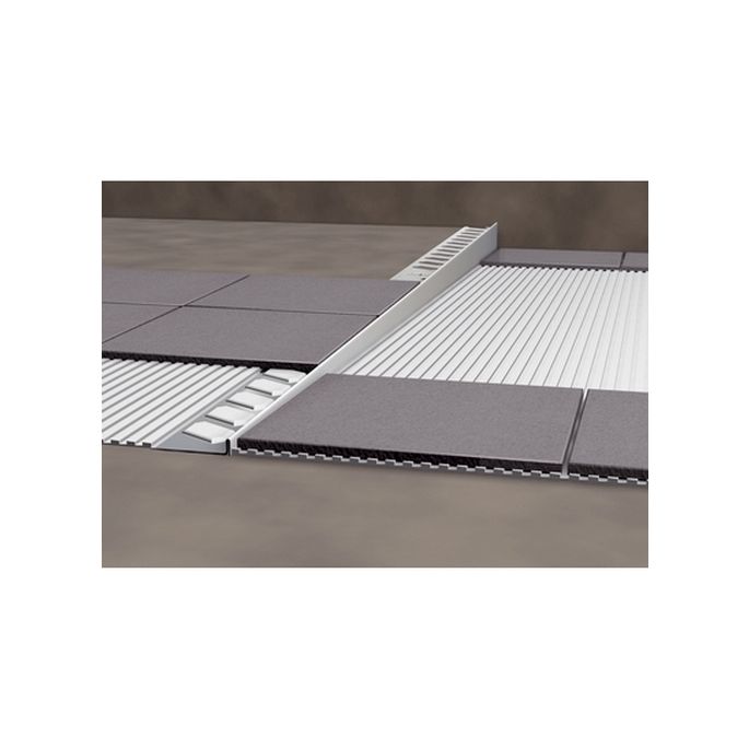 Blanke Aqua Keil 8442840125L afschotprofiel douchevloer 2000x12,5x40 links RVS verchroomd