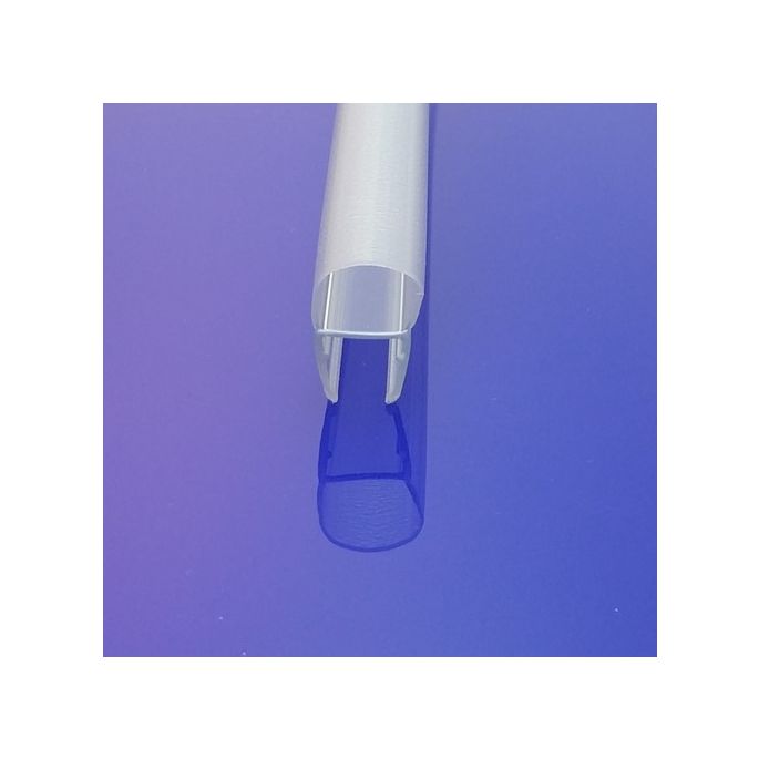Exa-Lent Universal DS2520010 klares Duschprofil 1 Faltenbalg 8mm (Kugel) 200cm - 10mm