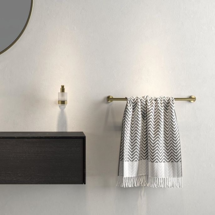 Geesa Nemox Brushed Gold 916516-07 zeepdispenser 200ml wand goud geborsteld