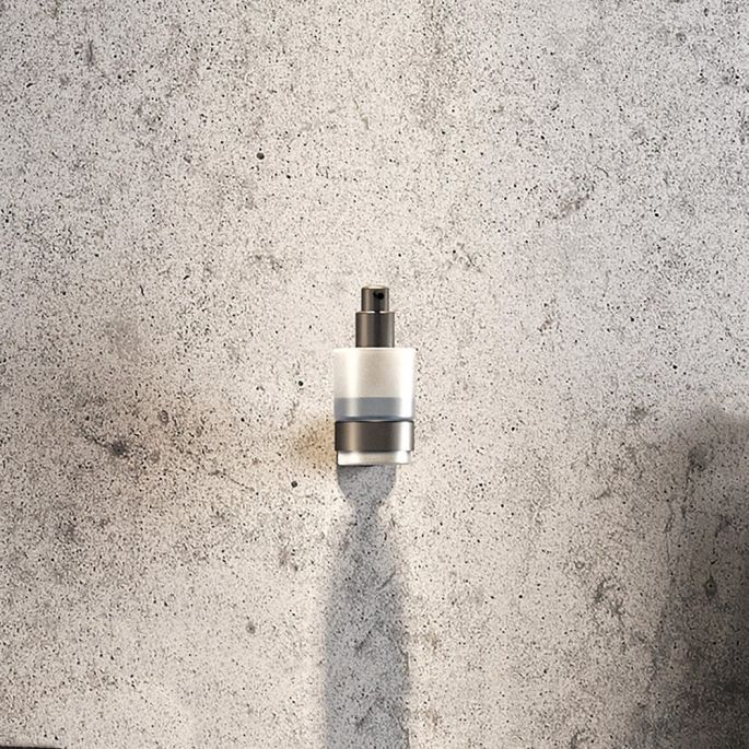 Geesa Nemox Brushed Metal Black 916516-09 zeepdispenser 200ml wand zwart metaal geborsteld