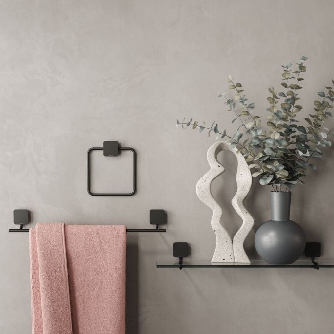 Geesa Topaz Schwarz 917901-06-60-A Ablag 60 cm schwarz