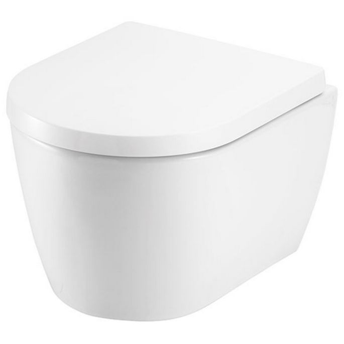 Pressalit Comfort D2 1050011-DK3999 toilet seat with cover white polygiene