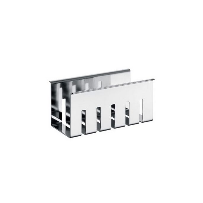 Emco Liasion railing set (soap dispenser, deep glass dish and basket) chrome (OUTLET)