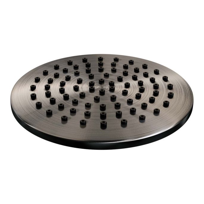 Brauer Carving 5-GM-125 thermostatische inbouw regendouche 3-weg omstelling SET 29 gunmetal geborsteld PVD