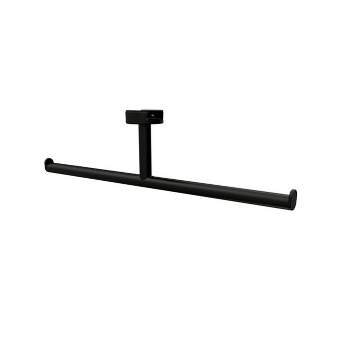 Geesa Leev 918212-06 toilet roll holder without flap double black