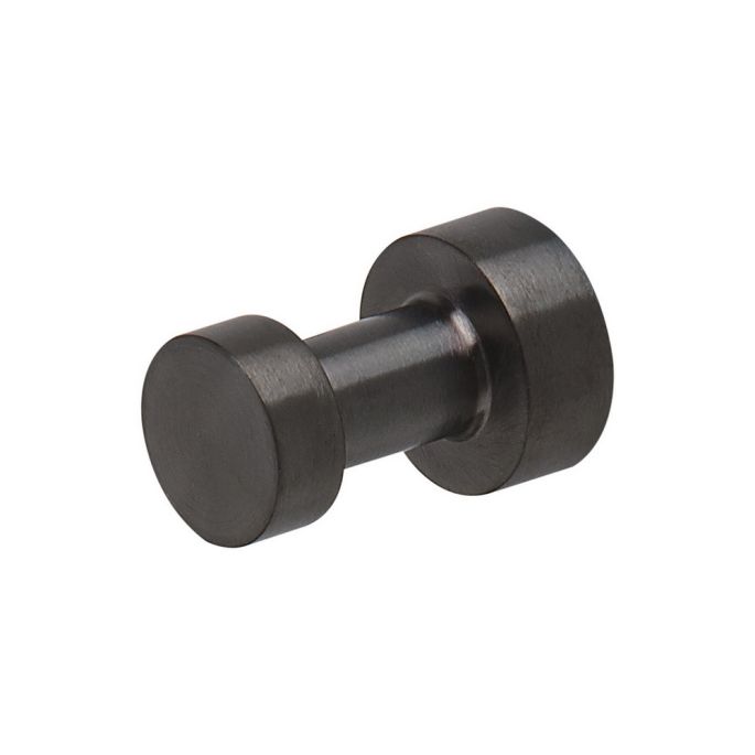 Geesa Nemox Brushed Metal Black 916513-09 haak zwart metaal geborsteld