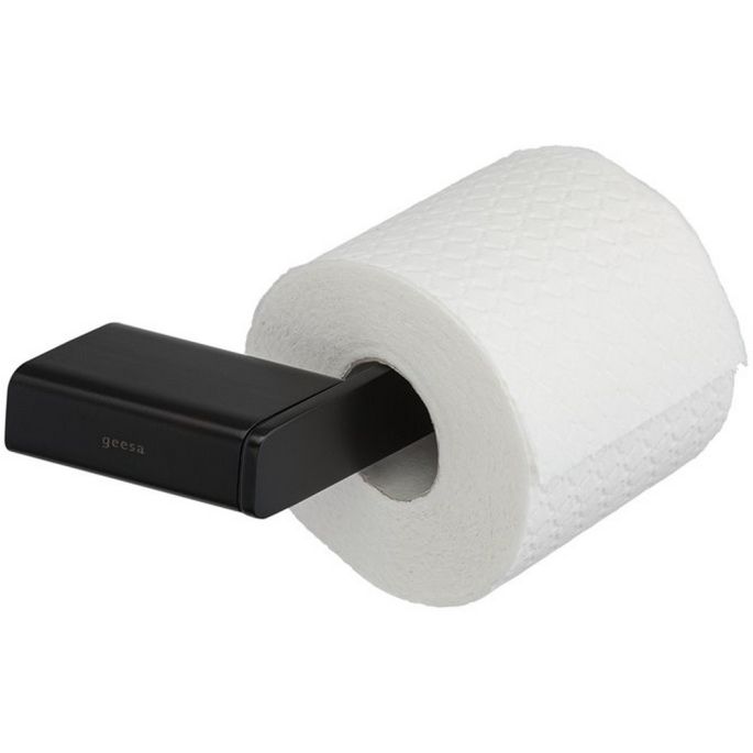Geesa Shift Black 919909-06-R Toilettenpapierhalter ohne Klappe (rechts) mattschwarz