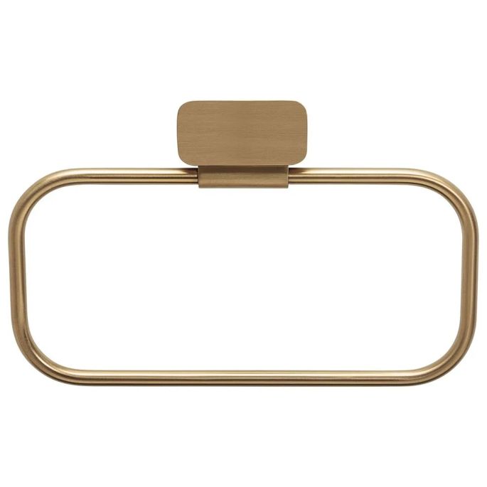Geesa Shift Gold Brushed 919904-07 towel ring brushed gold