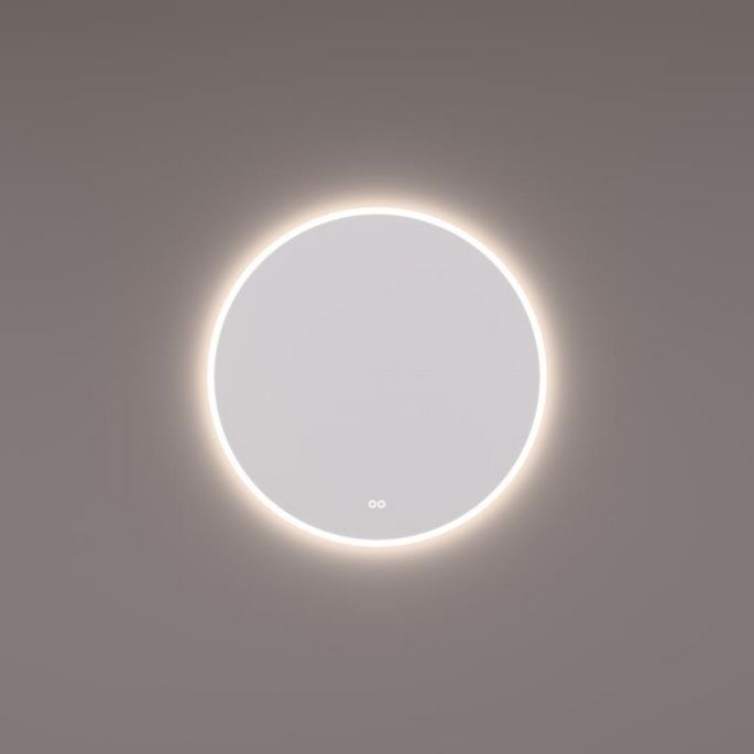 Hipp Design SPV 13010 KW mirror ø80cm with direct and indirect LED lighting all around and mirror heating