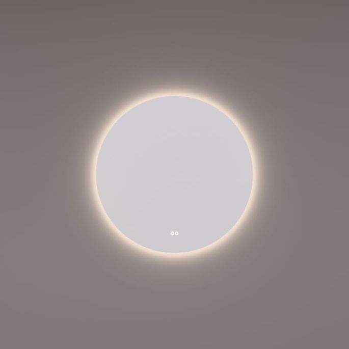 Hipp Design SPV 13520 KW Spiegel ø120cm mit indirekter LED Beleuchtung rundum und Spiegelheizung