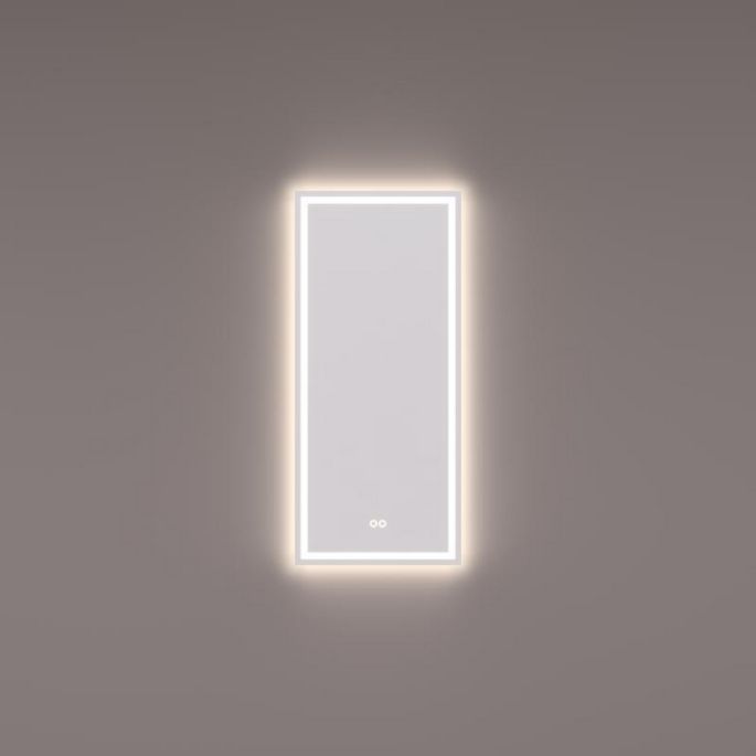 Hipp Design SPV 9001 KW mirror with indirect and direct LED track all around 40x90x3cm VERTICAL