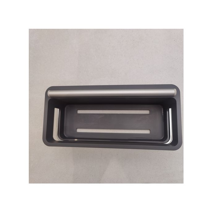 Keuco Moll 12759010001 shower basket with wiper chrome/ anthracite (OUTLET)