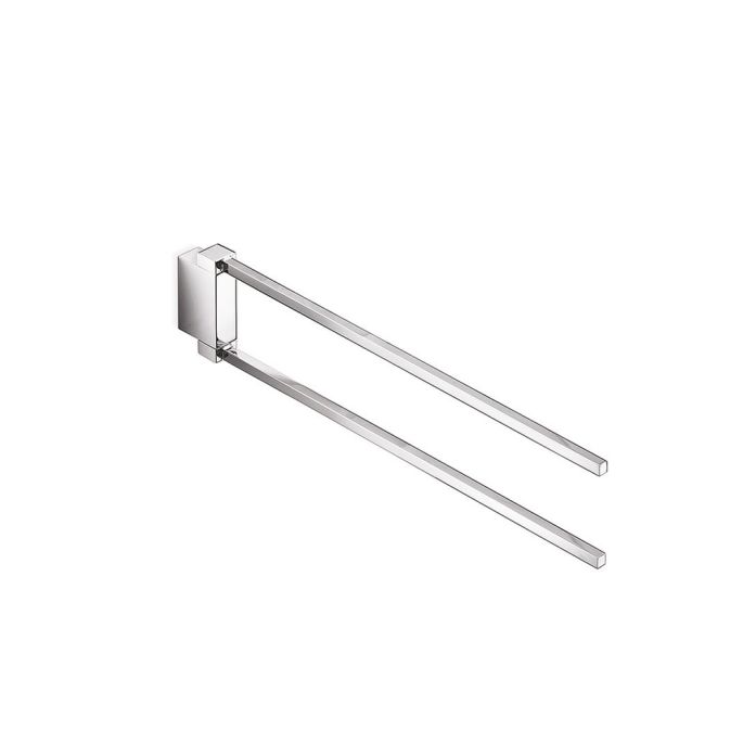 Inda Divo A15150NE 2-lids handdoekhouder mat zwart