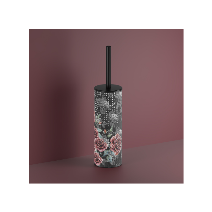 Inda MY Art La Santa AV014BNE12Y toiletborstelgarnituur mat zwart