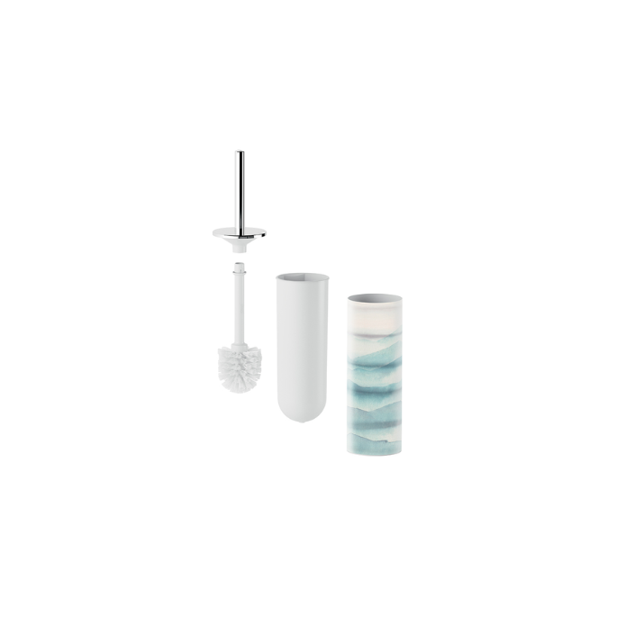 Inda MY Art Nebula AV014ACR16Y toiletborstelgarnituur chroom
