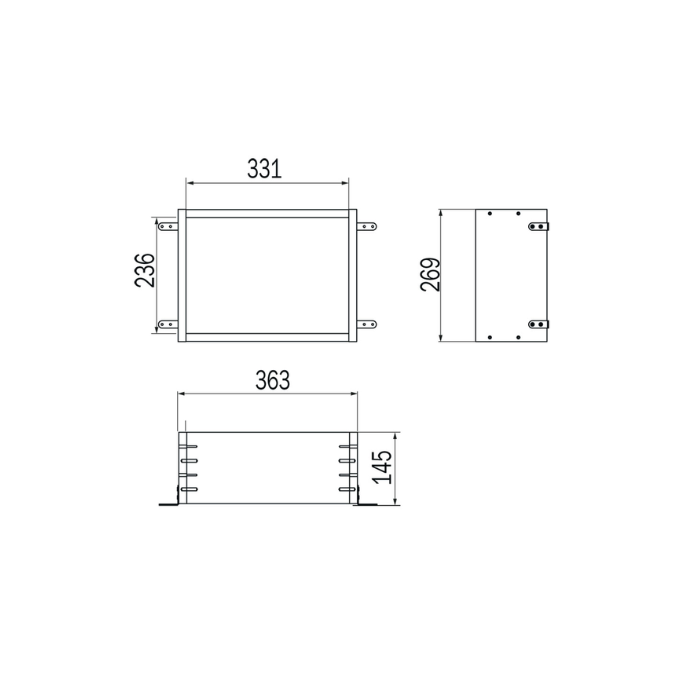 Inda MY Secret VT00304000 subframe voor A80750 inbouwnis