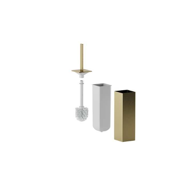 Inda MY Way AV114AGB toiletborstelgarnituur mat goud
