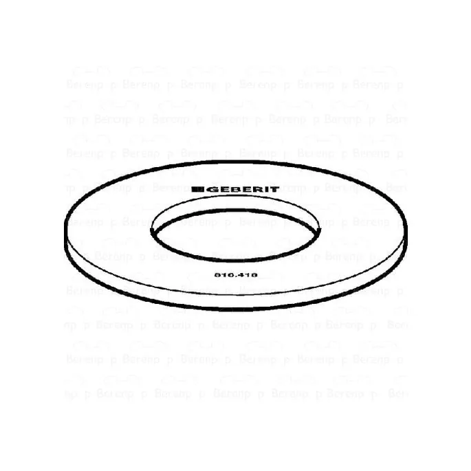Geberit 816418001 bodemventielrubber (per stuk)