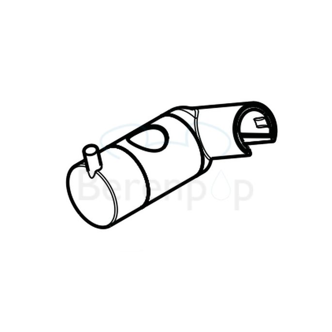 Hansgrohe 98753000 glijstuk voor Unica'C glijstang chroom