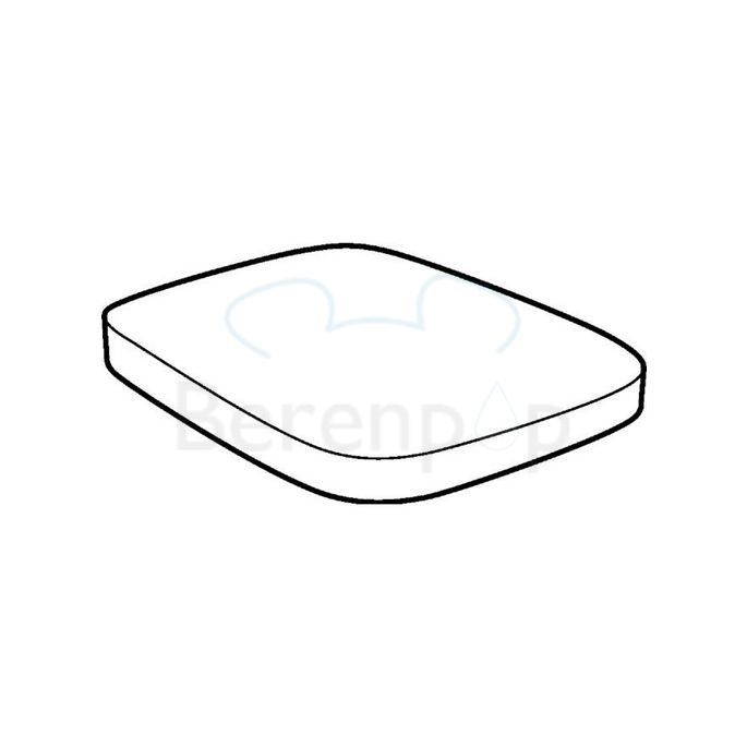 Keramag Renova Nr. 1 Plan 572120 toiletzitting met deksel wit *niet meer leverbaar*