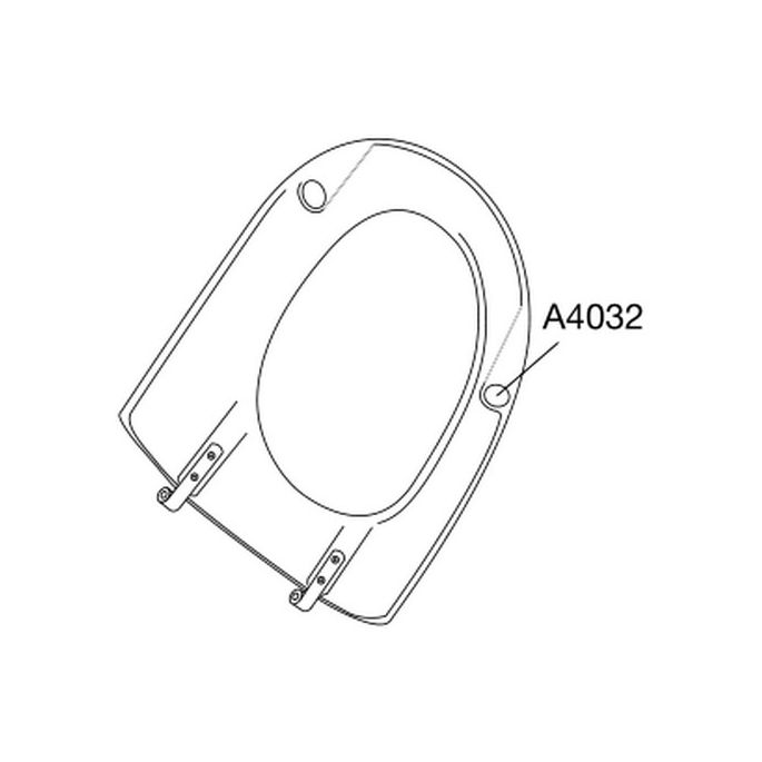 Pressalit Projecta D 879011-DC7999 WC-Sitze ohne Deckel weiß polygiene