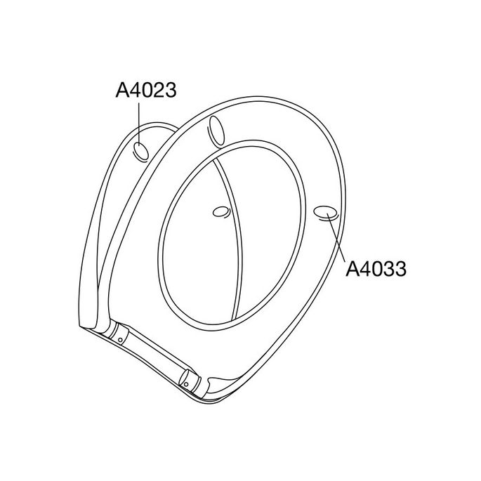Pressalit Scandinavia PLUS 758112-D05999 toilet seat with cover anthracite gray