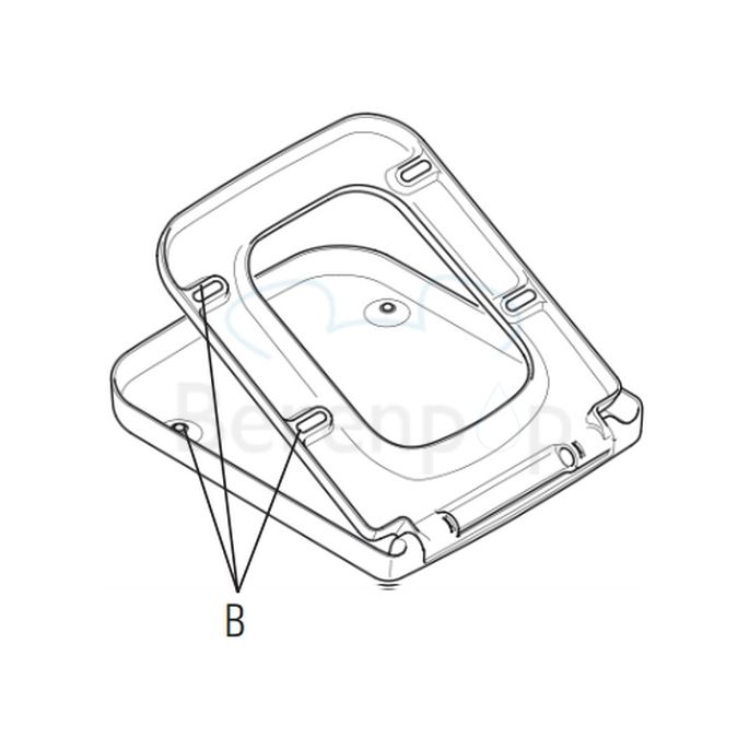 Villeroy en Boch (Omnia) Architectura 9M606101 WC-Sitze mit Deckel weiß