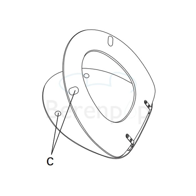 Villeroy en Boch Pure Stone 98M16100 WC-Sitze mit Deckel Eiche *nicht mehr lieferbar*