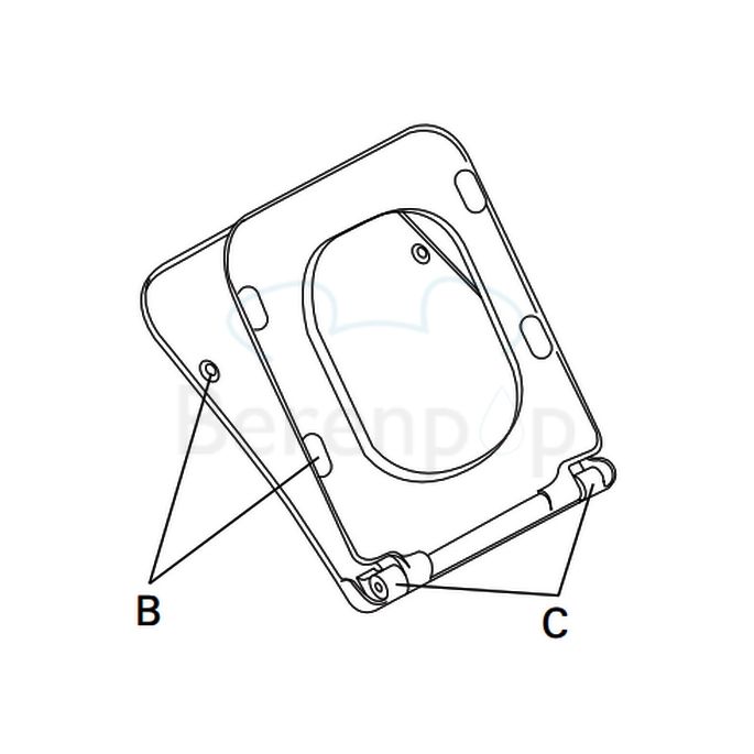 Villeroy en Boch Venticello Slimseat Line 9M80S101 WC-Sitze mit Deckel weiß